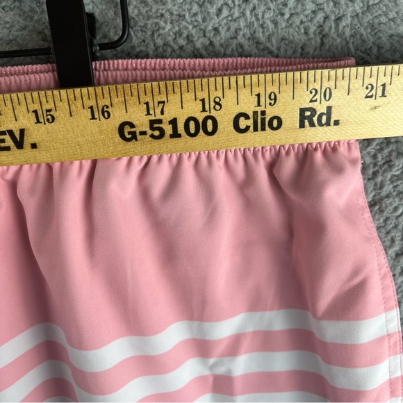 Men's Chubbies Mens 3XL Pink & Blue Classic Lined Striped 5.5 in. Swim Trunk - Picture 6 of 14